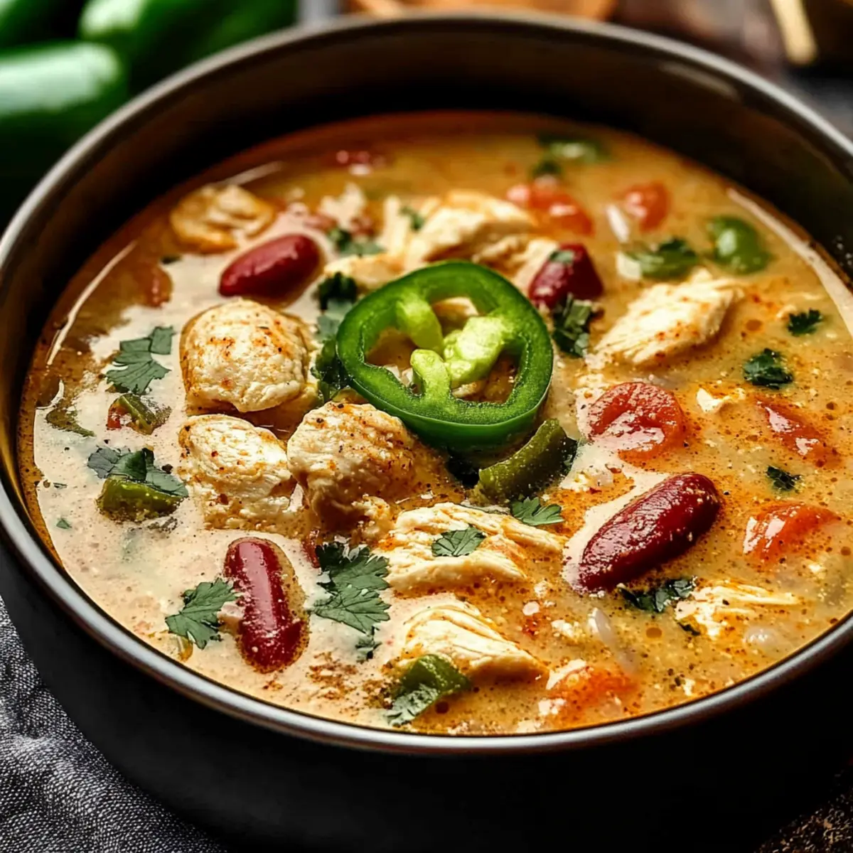 Cajun White Chicken Chili