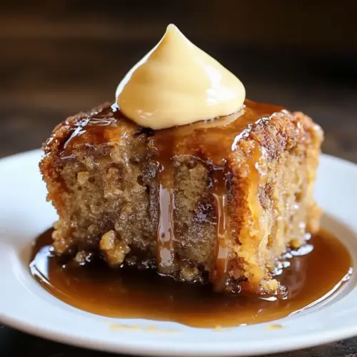Sticky Banana Bread Pudding