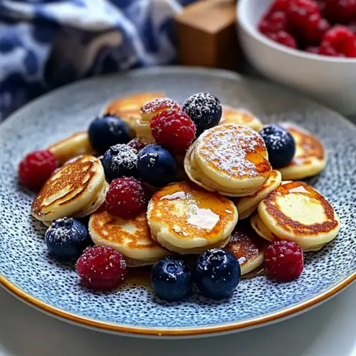 Fluffy Mini Pancakes