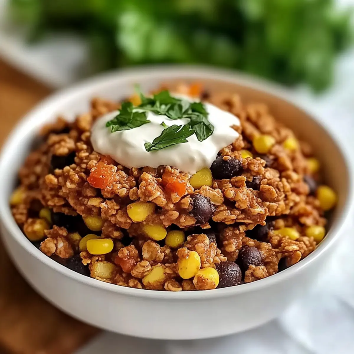 Easy Ground Turkey Taco Skillet