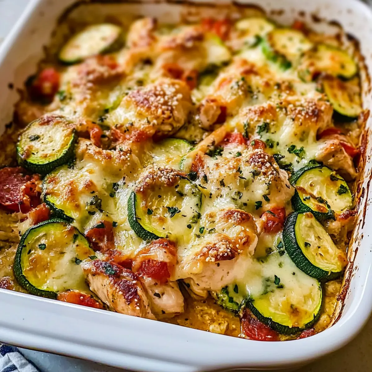 Chicken Zucchini Bake