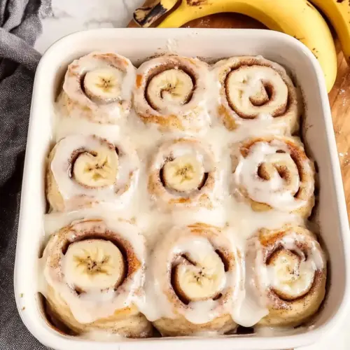 Banana Bread Cinnamon Rolls