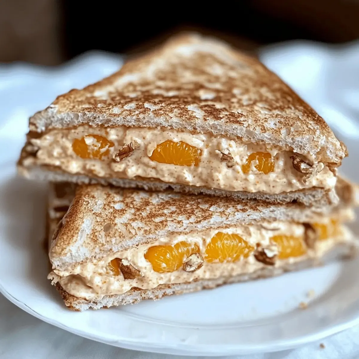creamy cinnamon orange tea sandwiches recipe