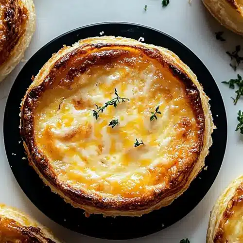 Cheesy Garlic Cruffin