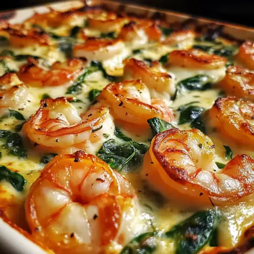 Low-Carb Shrimp Tuscan Bake