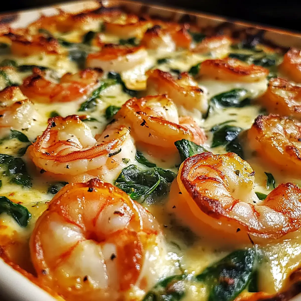 Low-Carb Shrimp Tuscan Bake