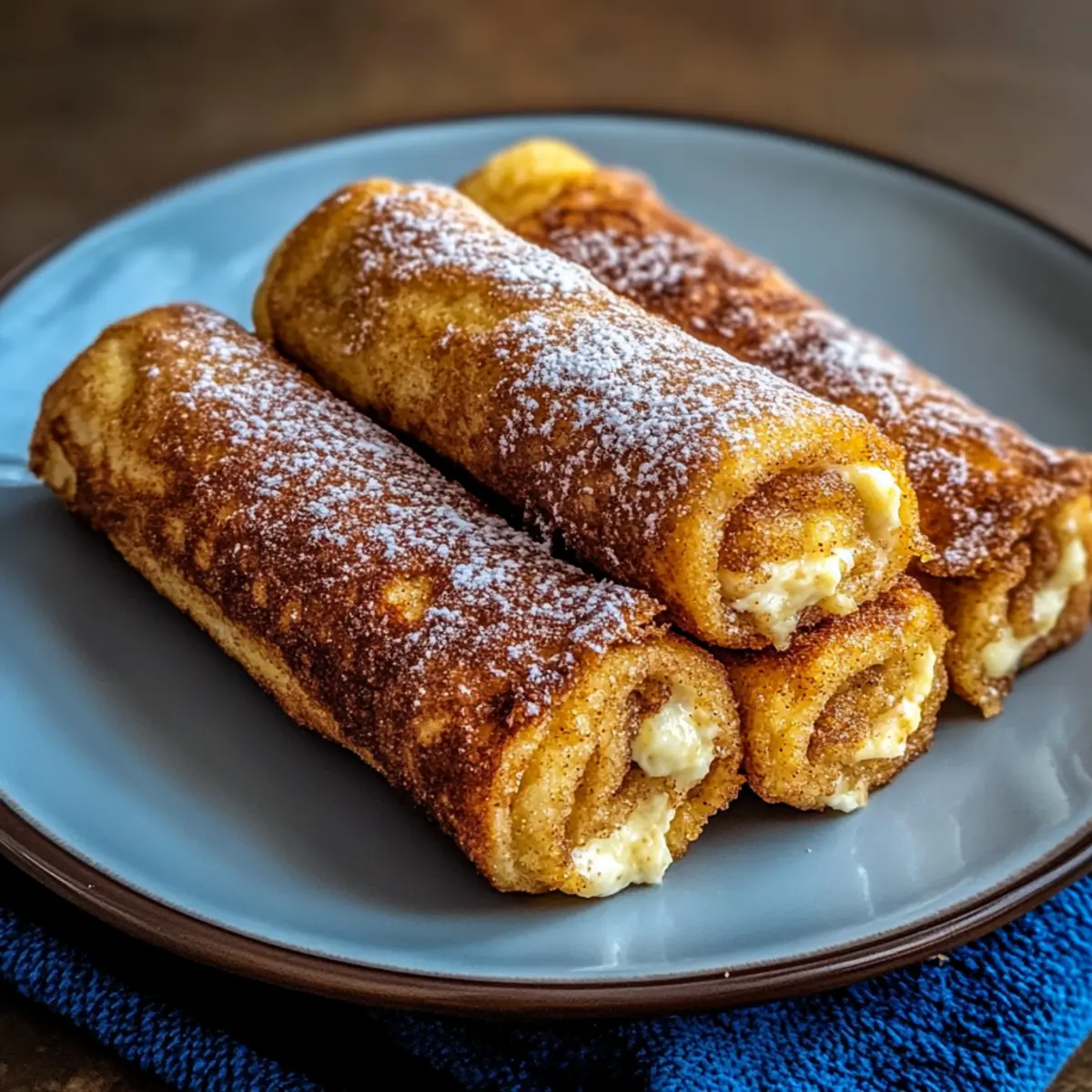Cinnamon Sugar French Toast Roll-Ups