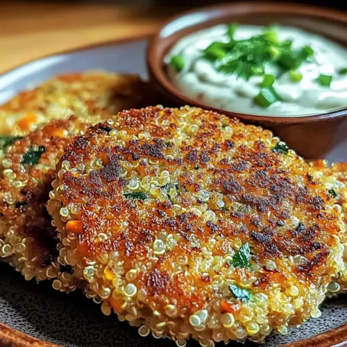 Crunchy Quinoa Veggie Patties