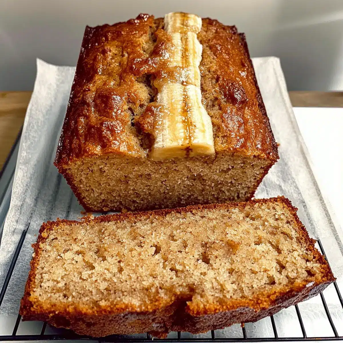 Cottage Cheese Banana Bread