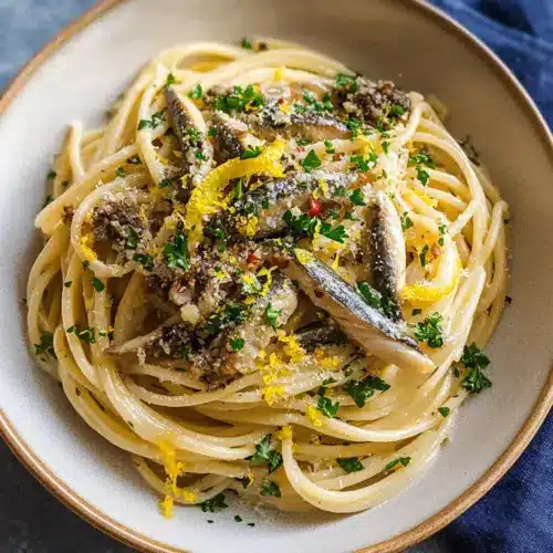 Lemon Sardine Pasta