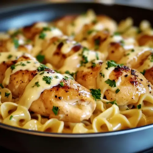One-Pan Chicken with Buttered Noodles