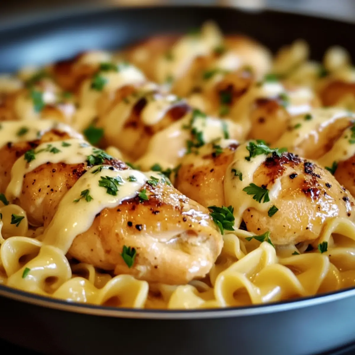 One-Pan Chicken with Buttered Noodles