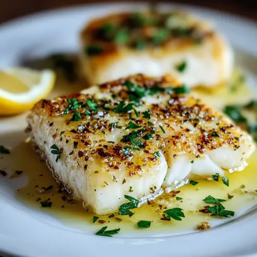 Lemon Garlic Butter Cod