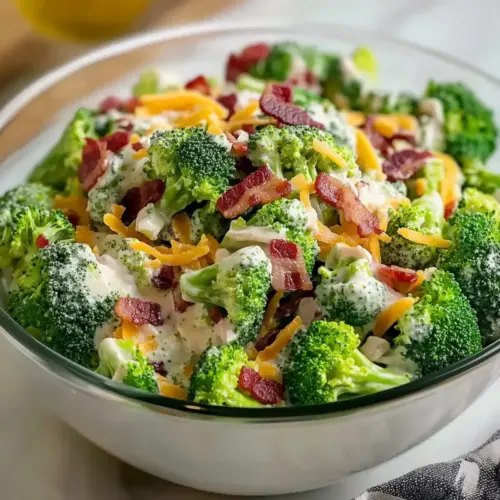 Cheesy Copycat Chicken Salad Chick Broccoli Salad