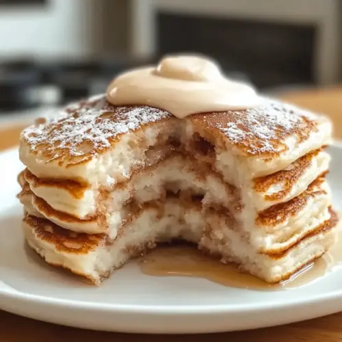 Cinnamon Roll Pancakes