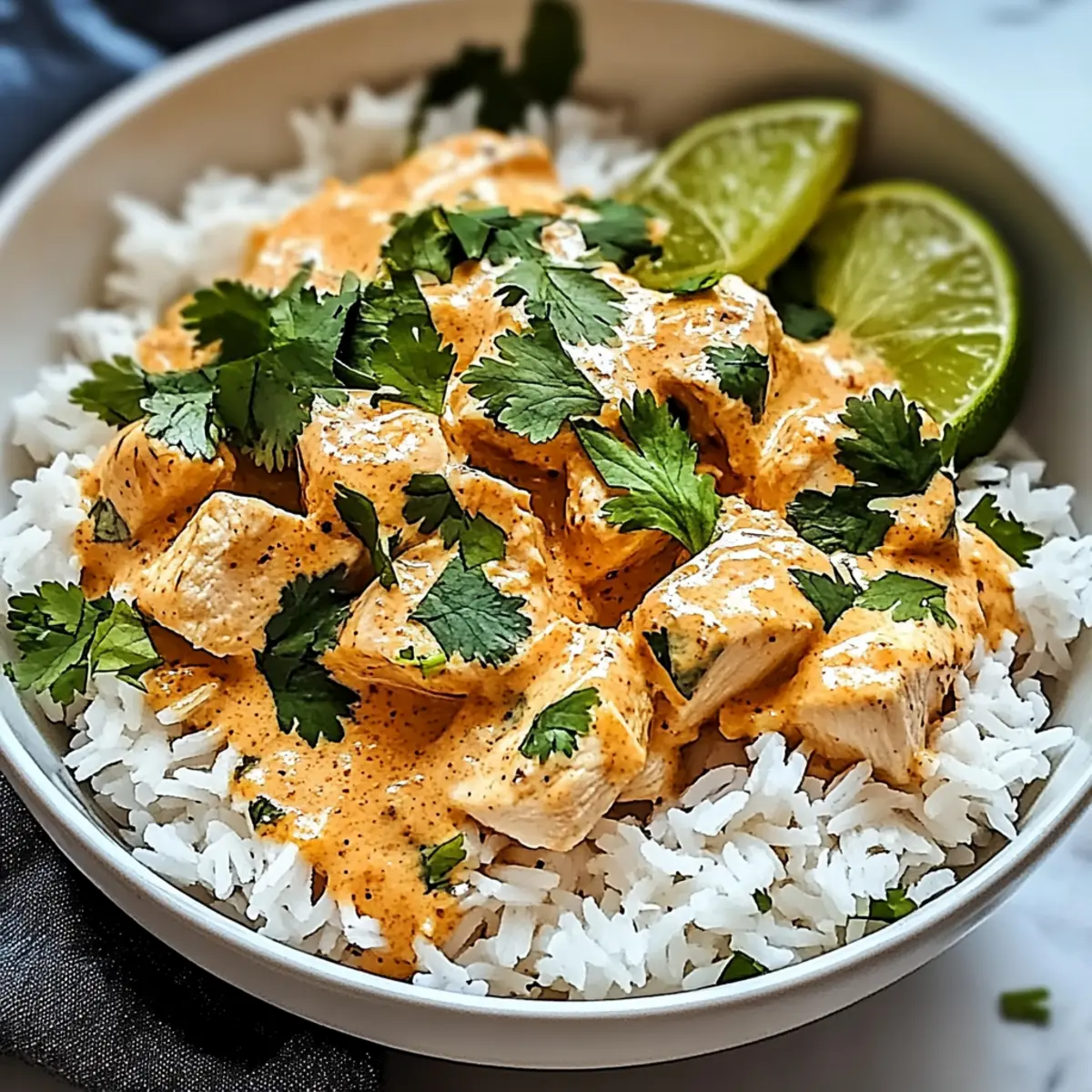 Coconut Chicken Rice Bowl