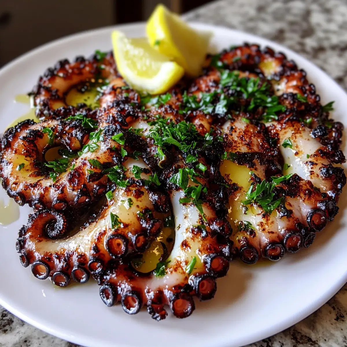 Grilled Octopus Seafood