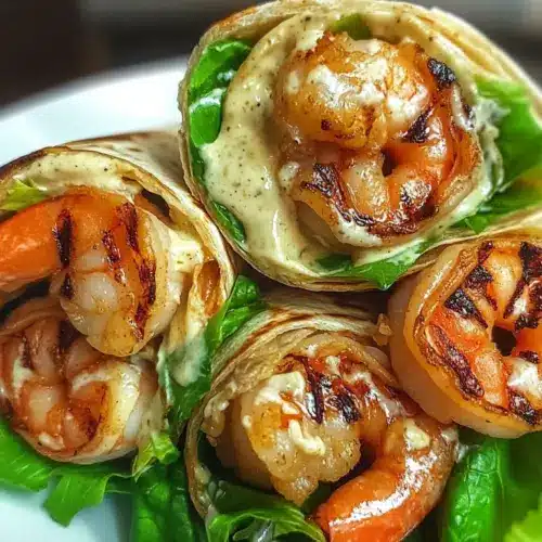 Grilled Shrimp Caesar Wraps