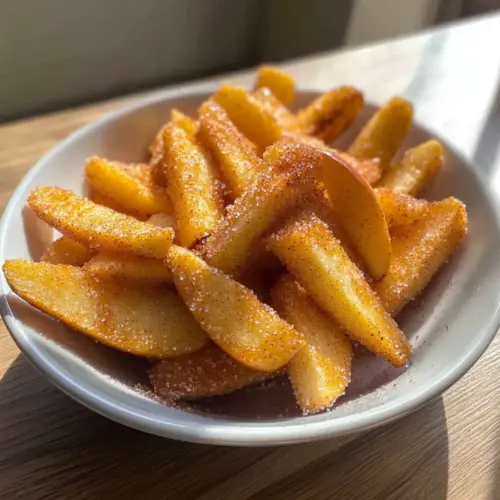 Crispy Air Fryer Apple Fries
