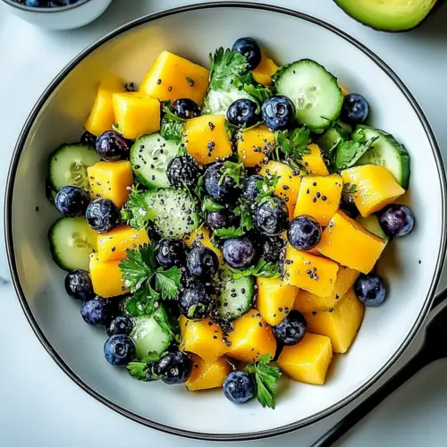 Mango Cucumber Salad