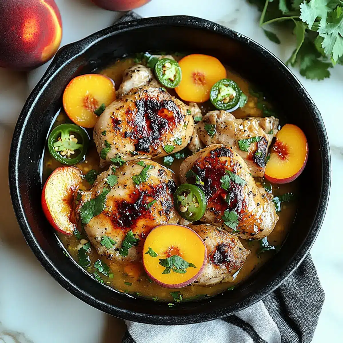 Jalapeno Peach Chicken