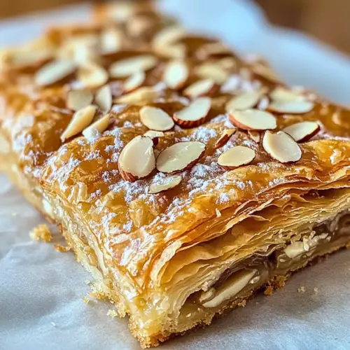 Flaky Sweet Almond Pastry