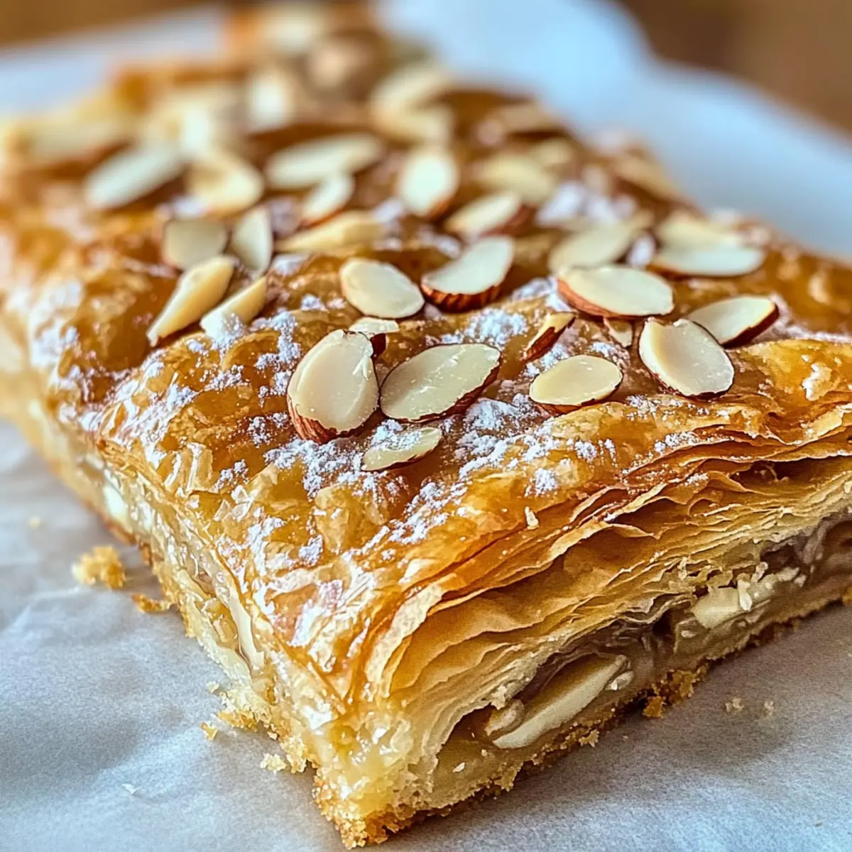 Flaky Sweet Almond Pastry