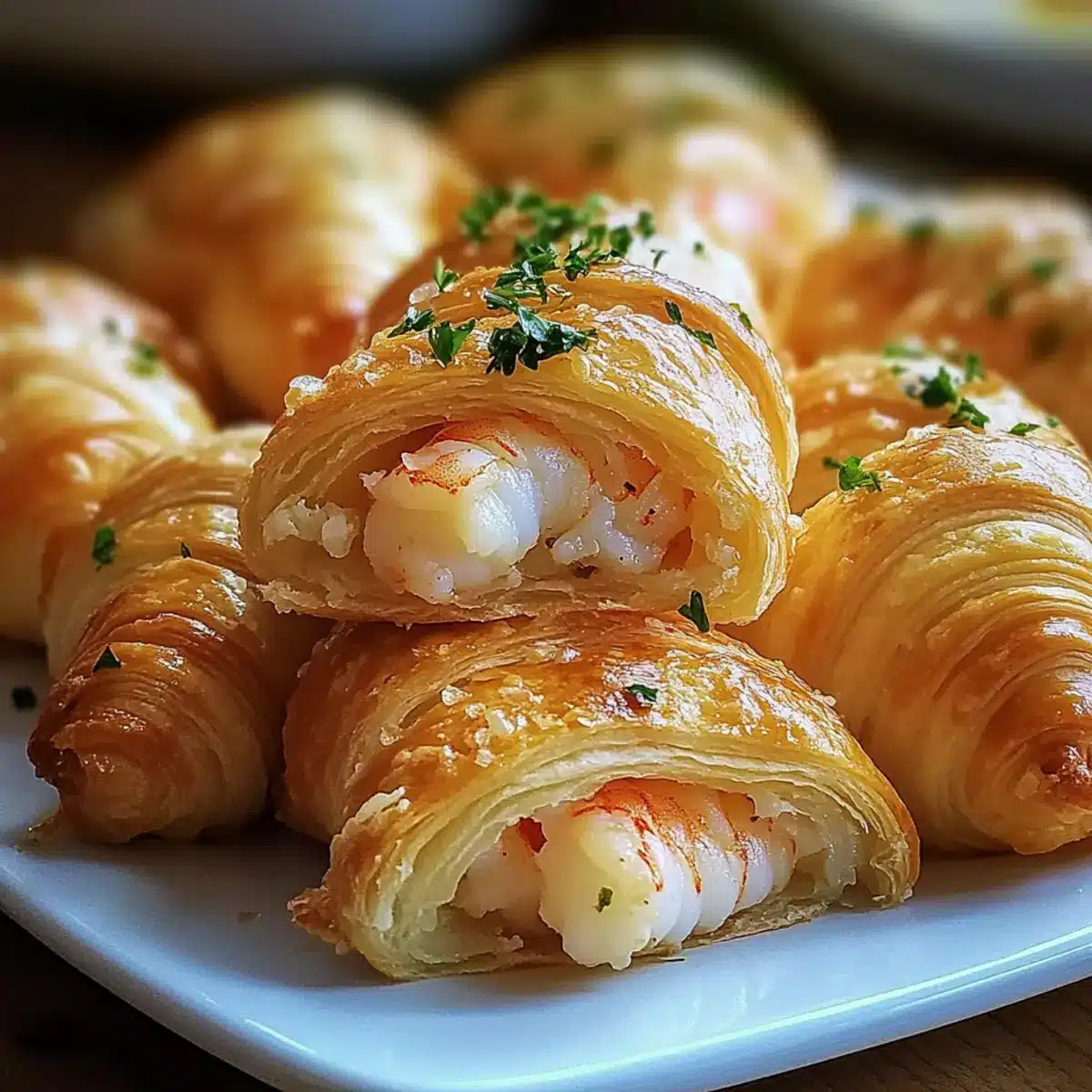 Savory Shrimp and Crab Stuffed Crescent Bombs