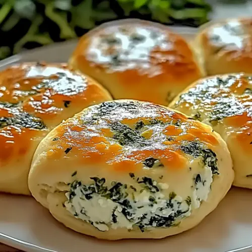 Easy Spinach Cottage Cheese Flagels