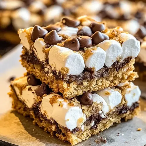 S’mores Cookie Bars