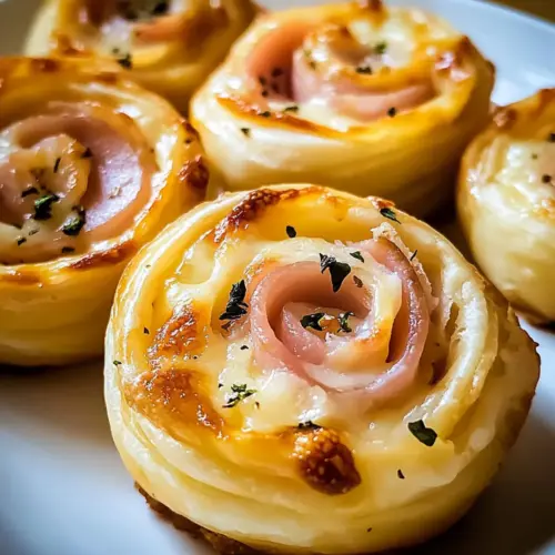 Easy Ham and Cheese Pinwheels