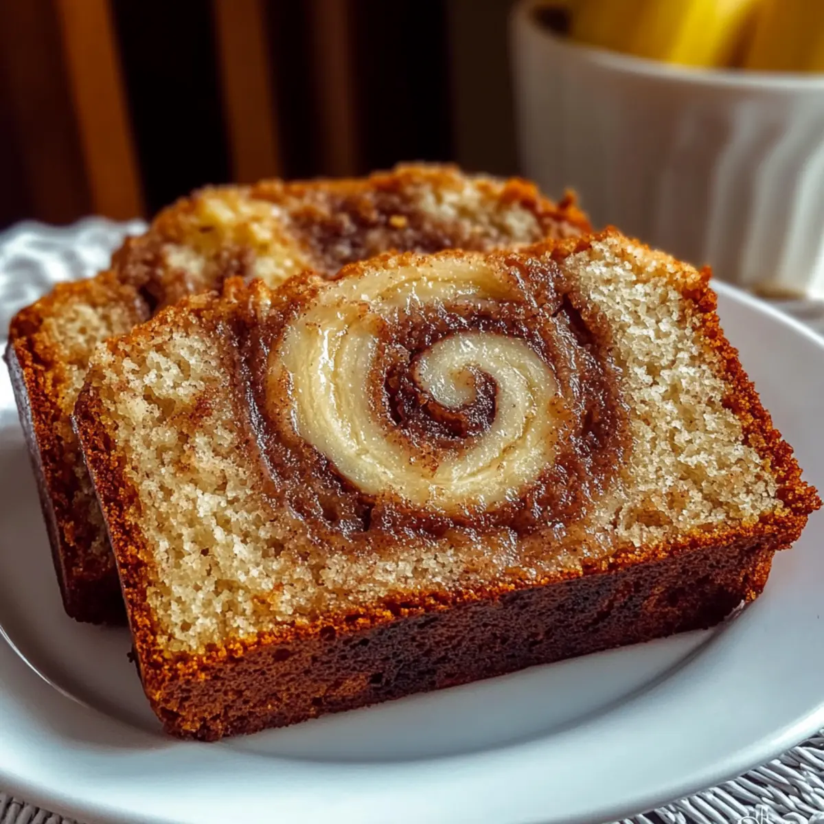 Cinnamon Swirl Banana Bread