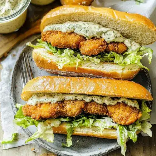 Chicken Caesar Sandwiches