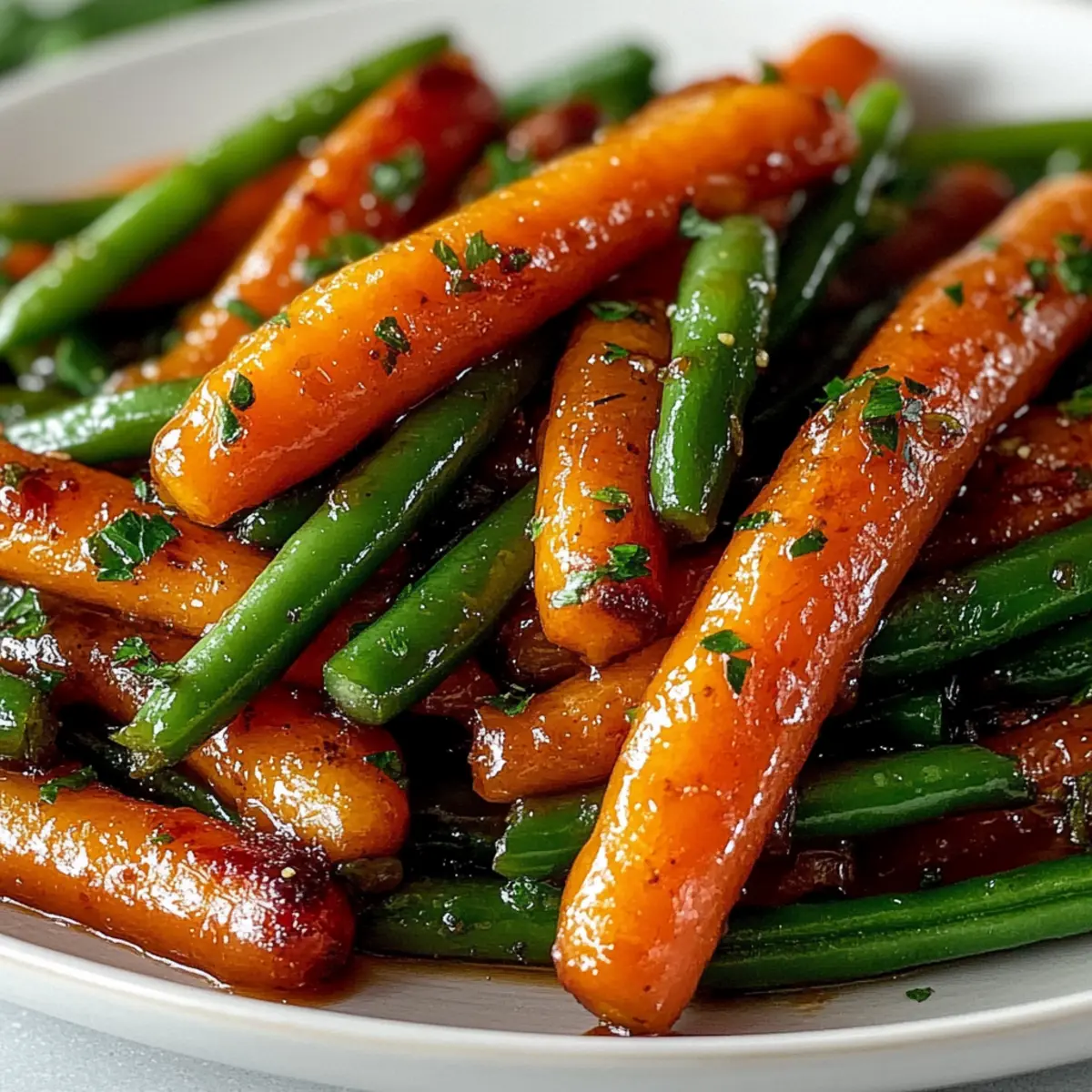 Honey Glazed Carrots & Green Beans