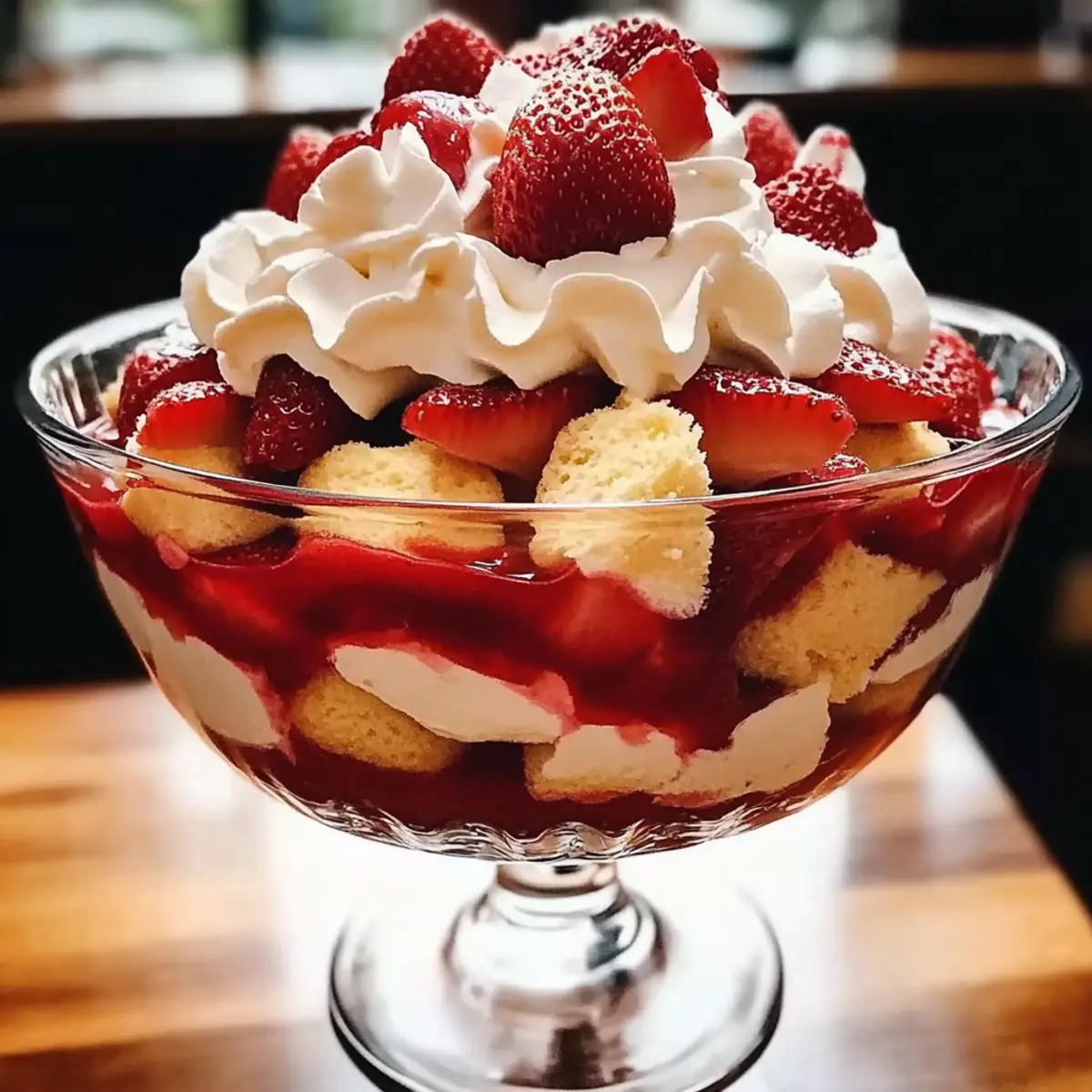 Easter Strawberry Shortcake Trifle
