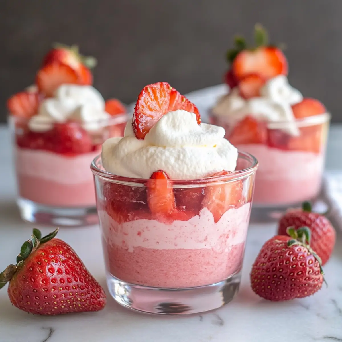 Fresh Strawberry Mousse