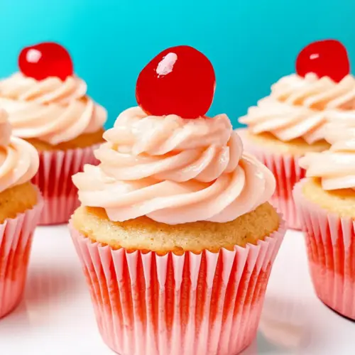 Cherry Almond Cupcakes