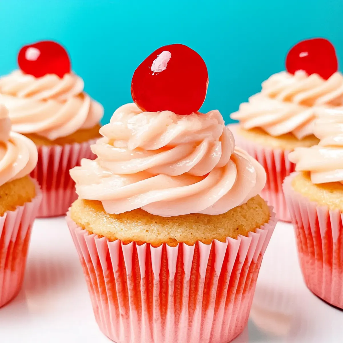 Cherry Almond Cupcakes
