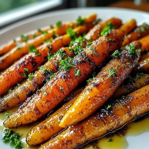 Roasted Brown Sugar Carrots with Herbs