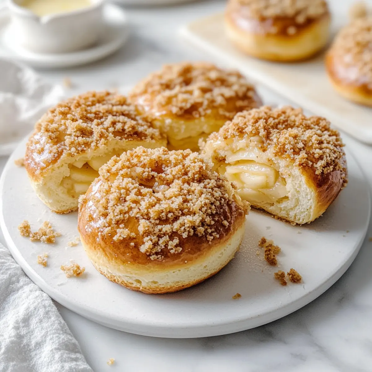 Apple Cheesecake Buns
