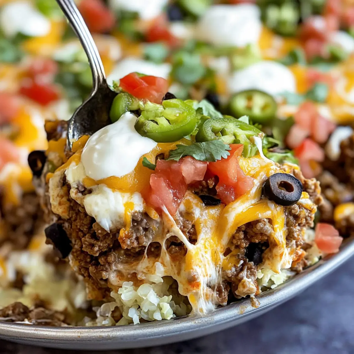 Low Carb Taco Casserole Recipe