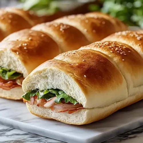 Homemade Sub Rolls