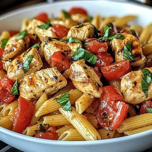 Perfect Bruschetta Chicken Pasta