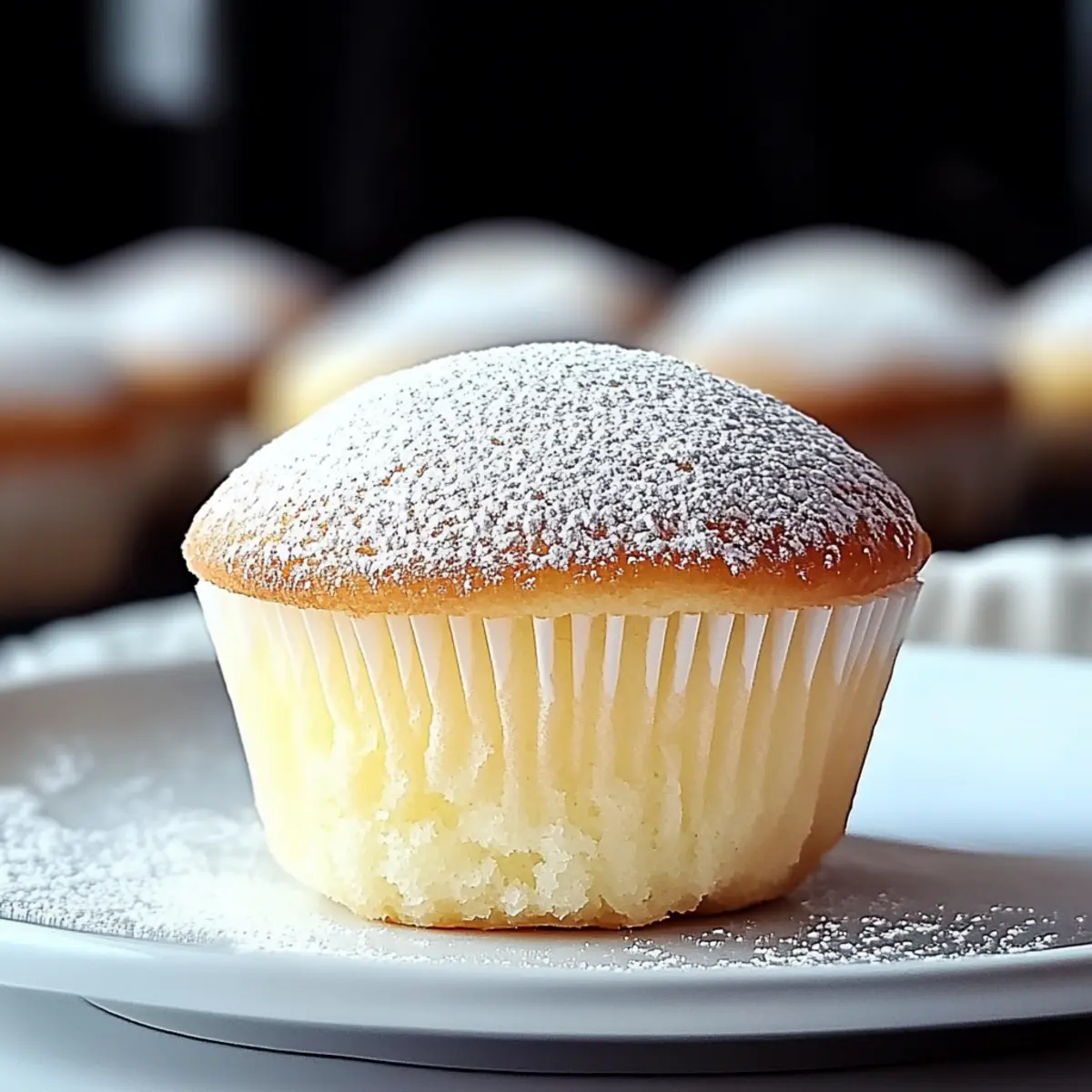 Japanese Cotton Cheesecake Cupcakes