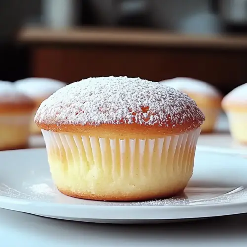 Japanese Cotton Cheesecake Cupcakes: