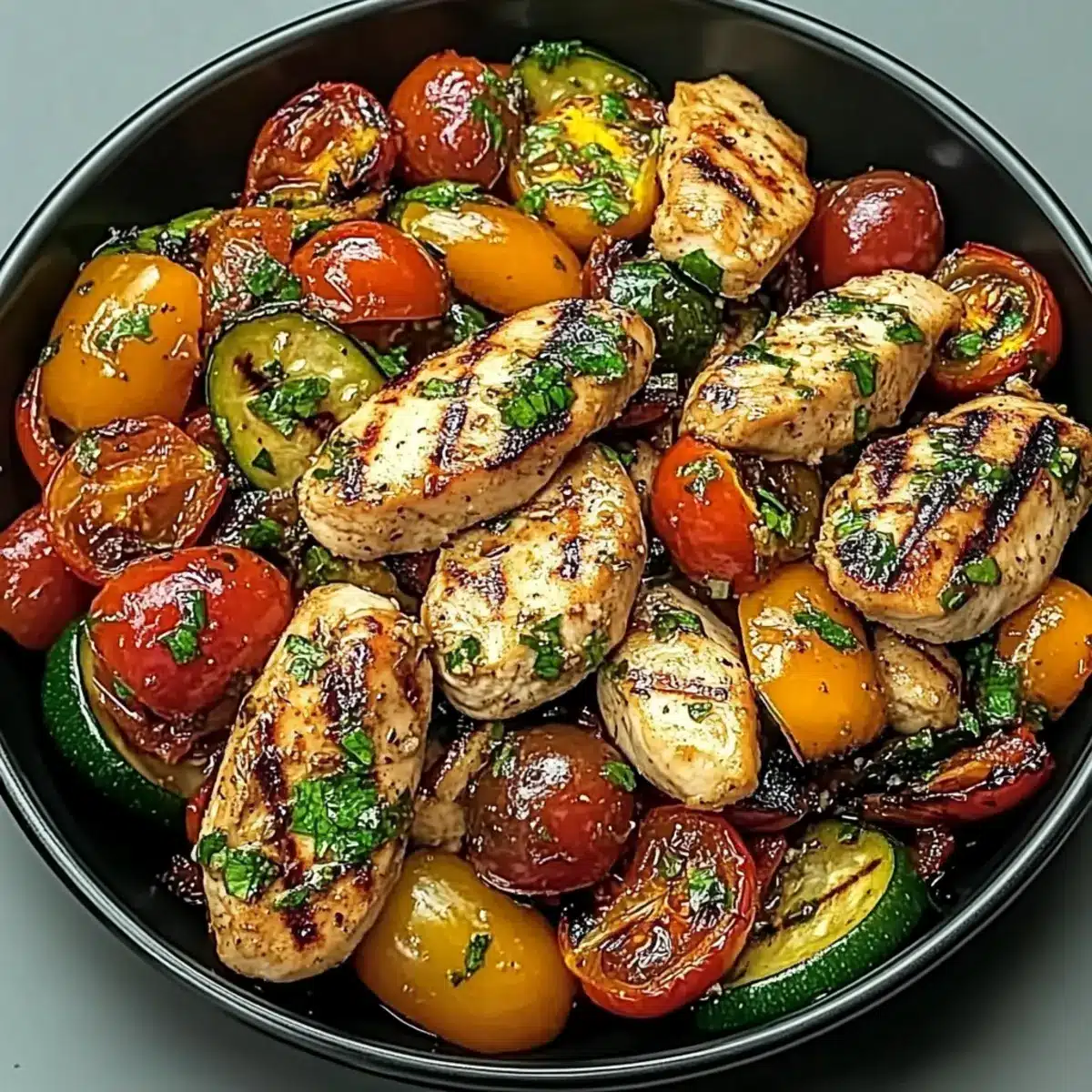 Mediterranean Chicken Stir Fry
