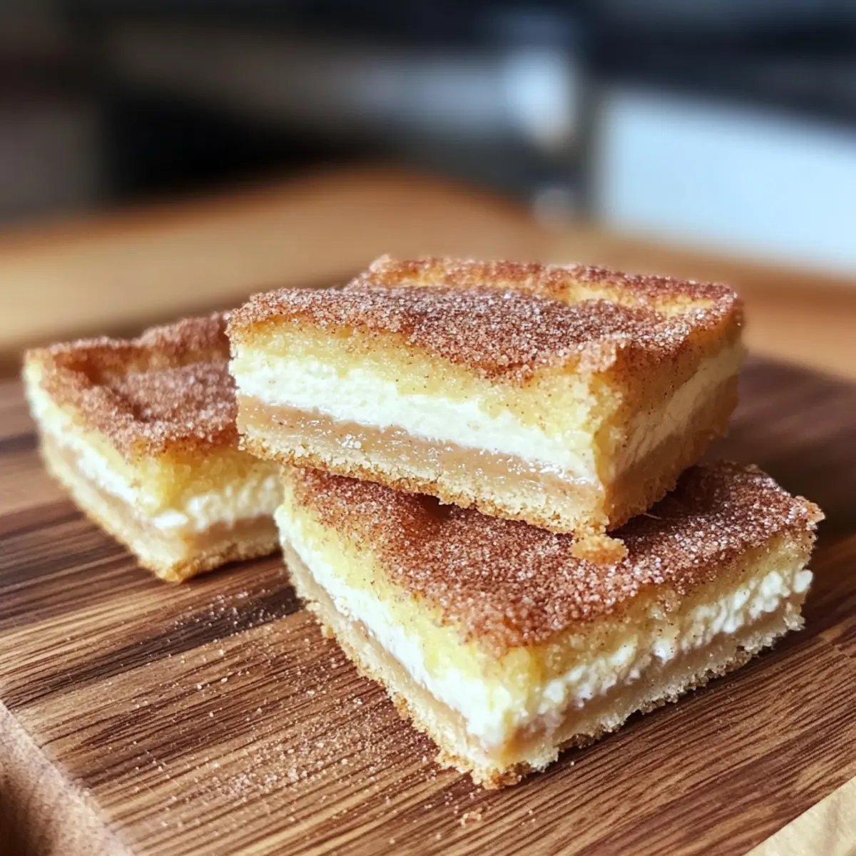 Churro Cheesecake Bars
