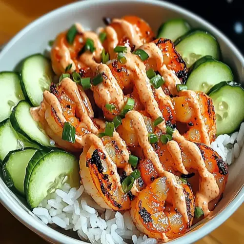 Shrimp Rice Bowls with Spicy Mayo