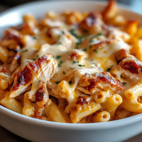 BBQ Chicken Mac and Cheese