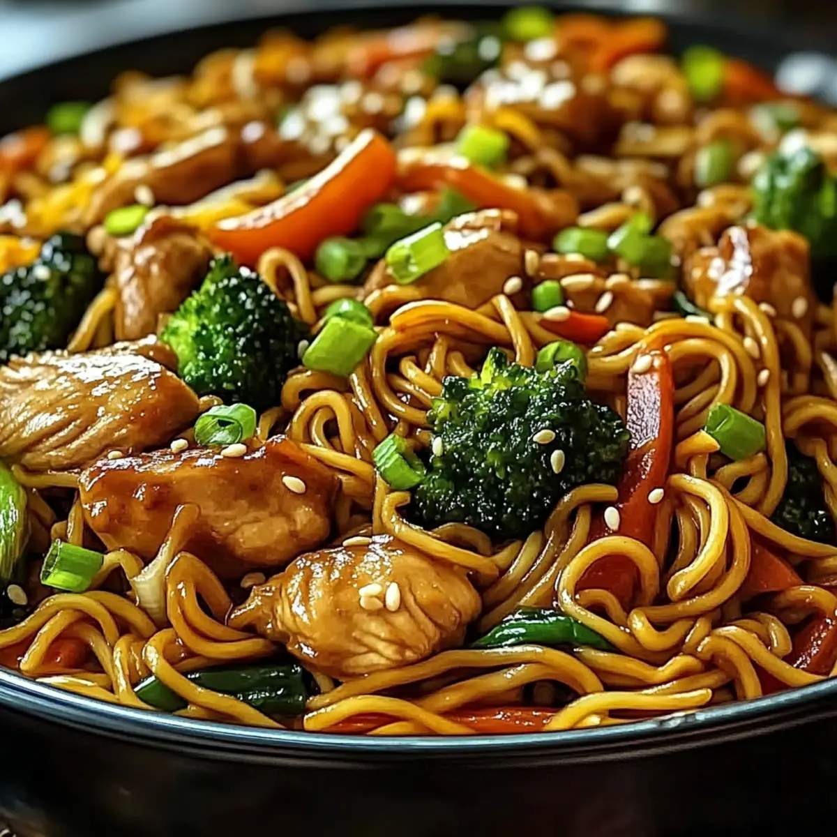Crockpot Chicken Lo Mein